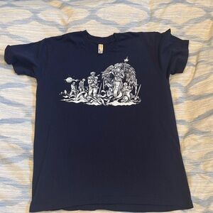 Navy Graphic T-Shirt
